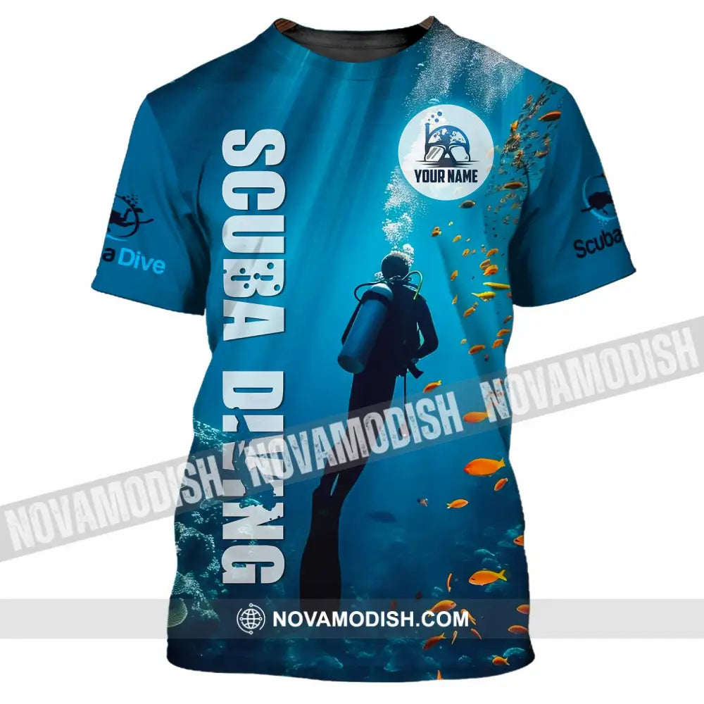 Unisex Shirt - Custom Shirt For Scuba Diving Player T-Shirt / S T-shirt