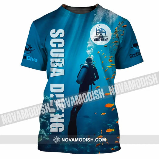 Unisex Shirt - Custom Shirt For Scuba Diving Player T-Shirt / S T-shirt