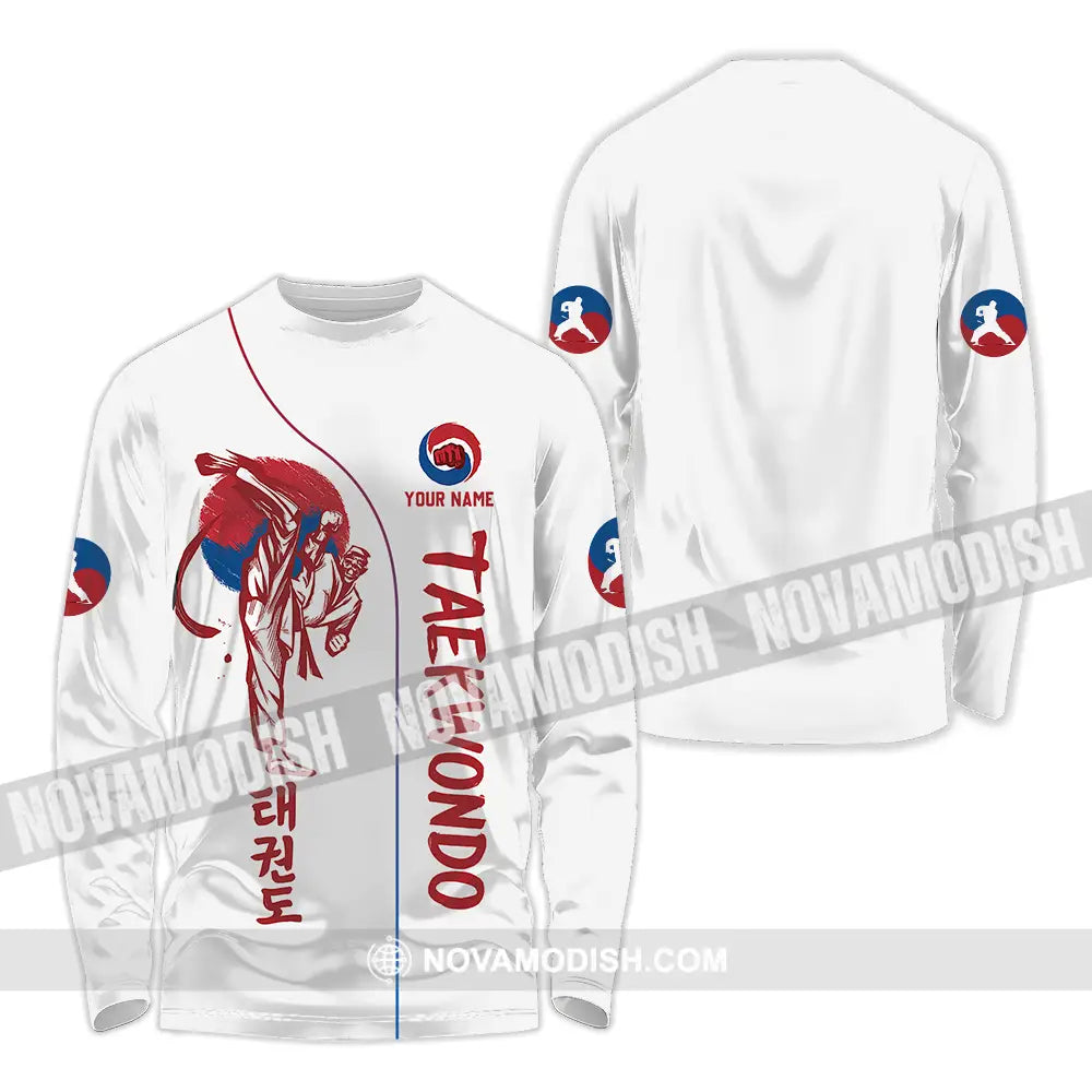 Unisex Shirt - Custom Shirt For Taekwondo Lover Long Sleeve Shirt / S T-shirt