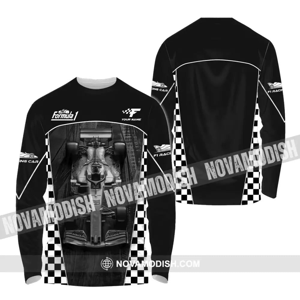Unisex Shirt - Custom Formula 1 Shirt Long Sleeve Shirt / S T-shirt