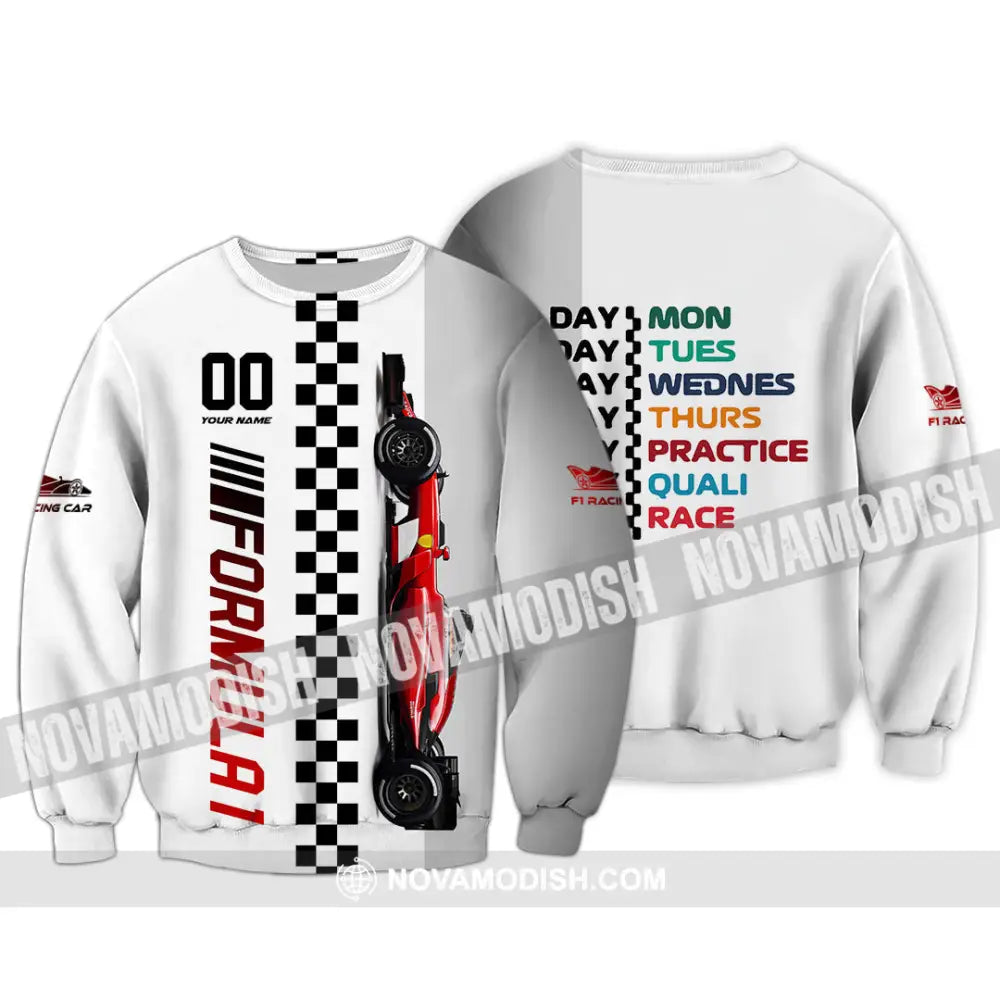 Unisex Shirt - Custom Formula 1 Shirt Long Sleeve / S T-shirt