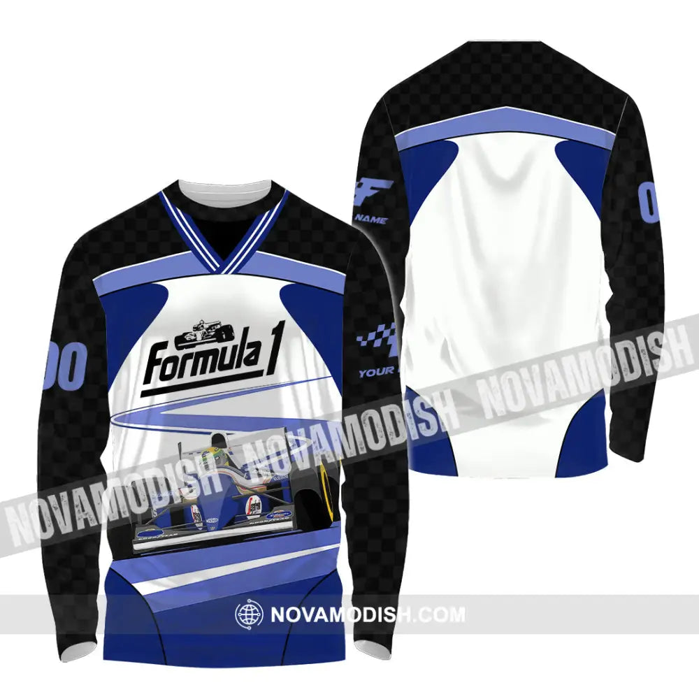 Unisex Shirt - Custom Formula 1 Shirt Long Sleeve Shirt / S T-shirt