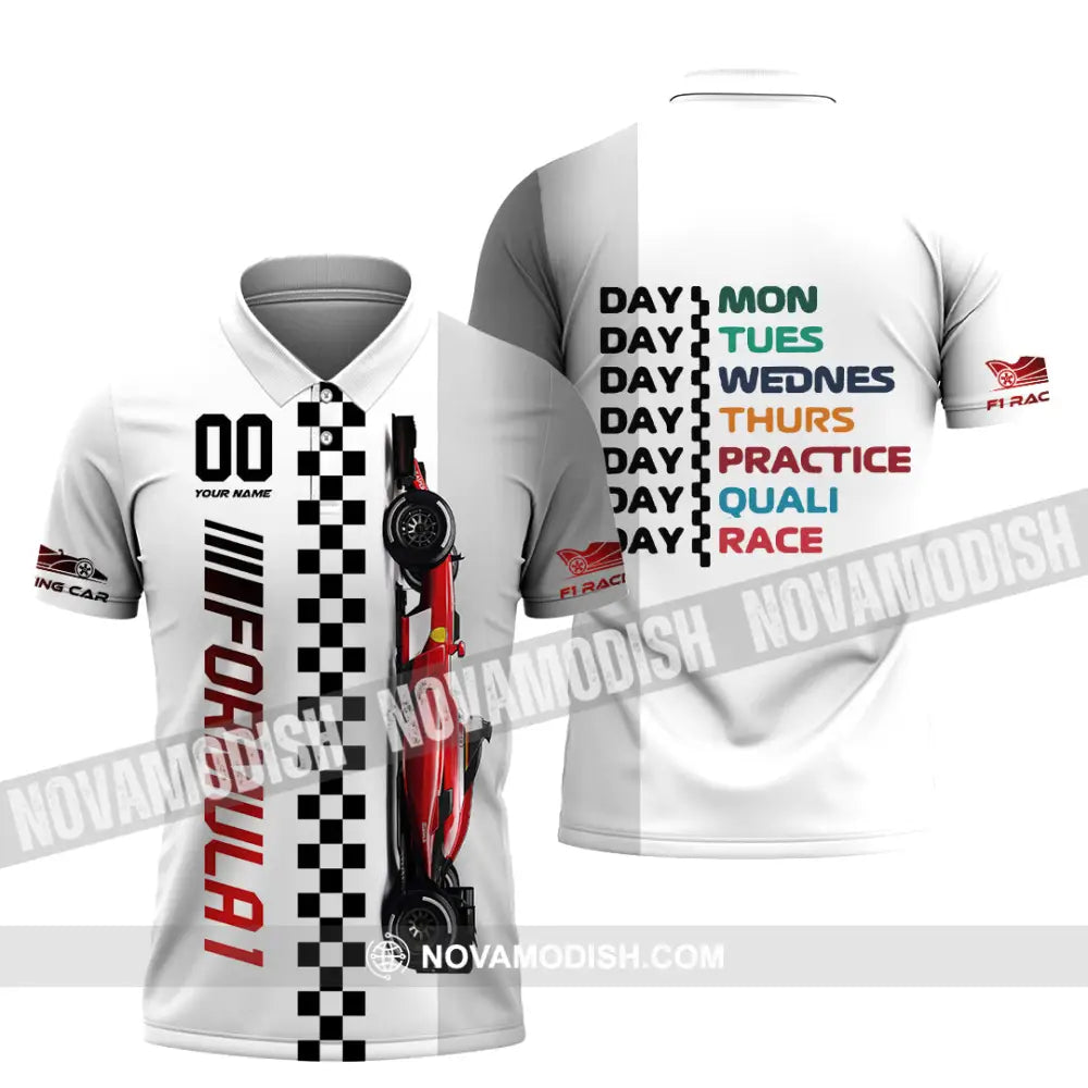 Unisex Shirt - Custom Formula 1 Shirt Polo Shirt / S T-shirt