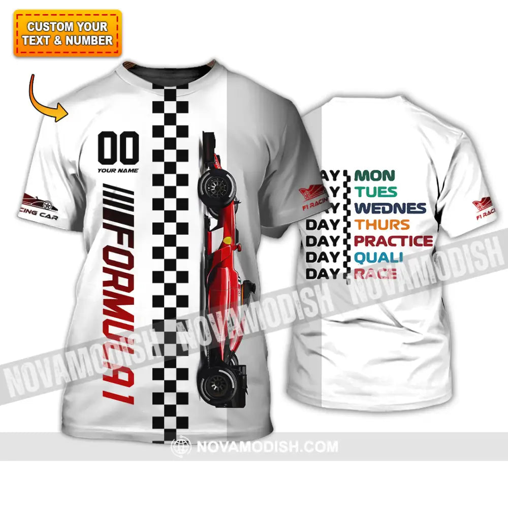 Unisex Shirt - Custom Formula 1 Shirt T-shirt