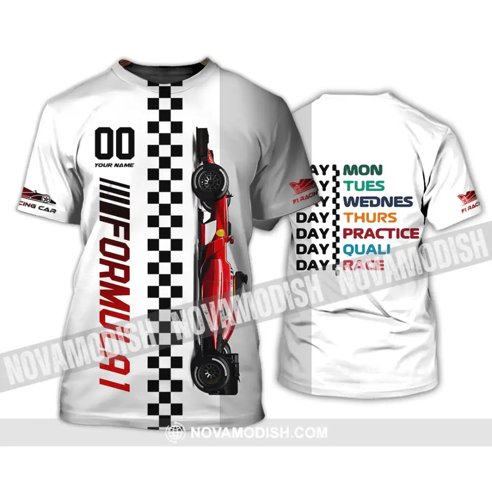 Unisex Shirt - Custom Formula 1 Shirt T-Shirt / S T-shirt