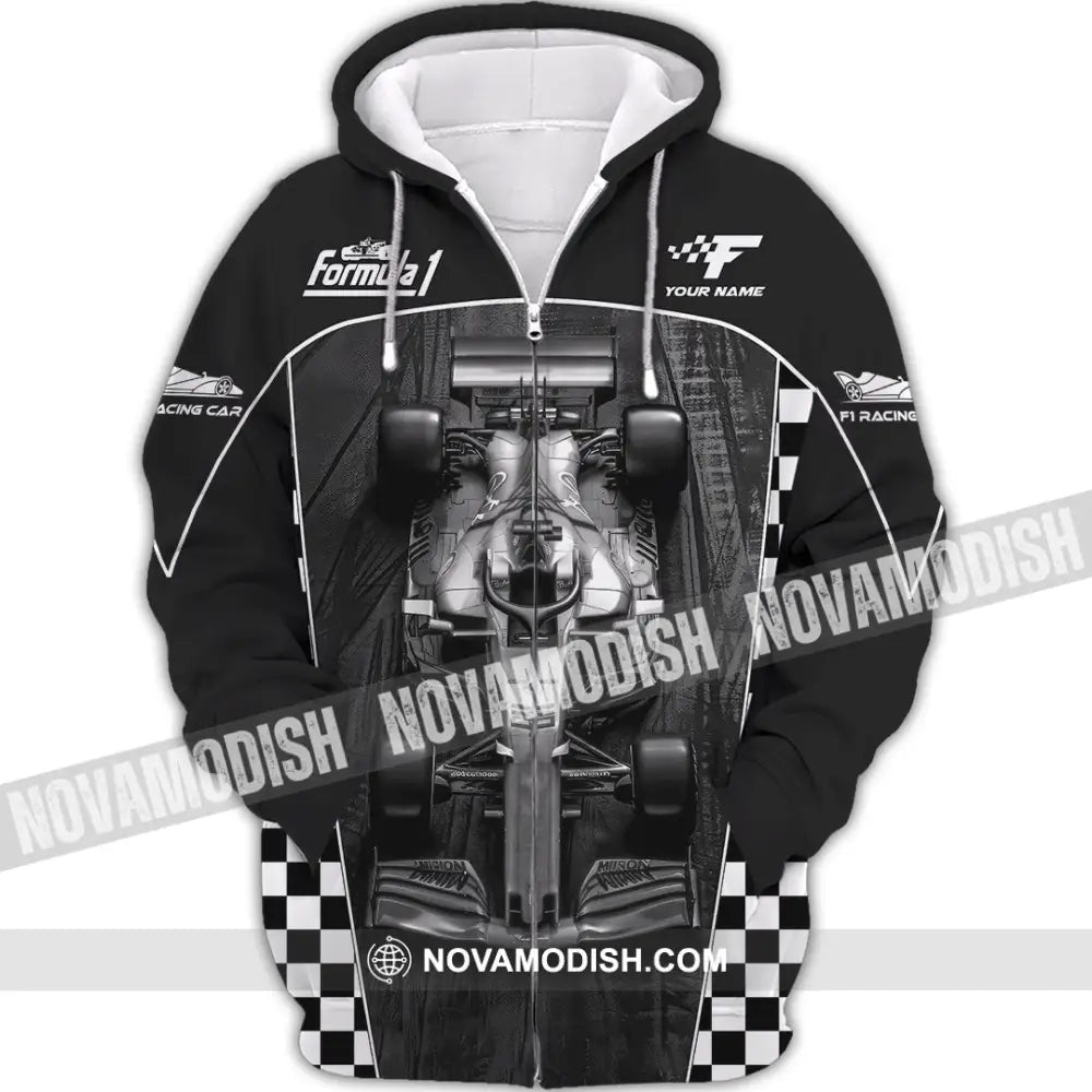 Unisex Shirt - Custom Formula 1 Shirt Zipper Hoodie / S T-shirt