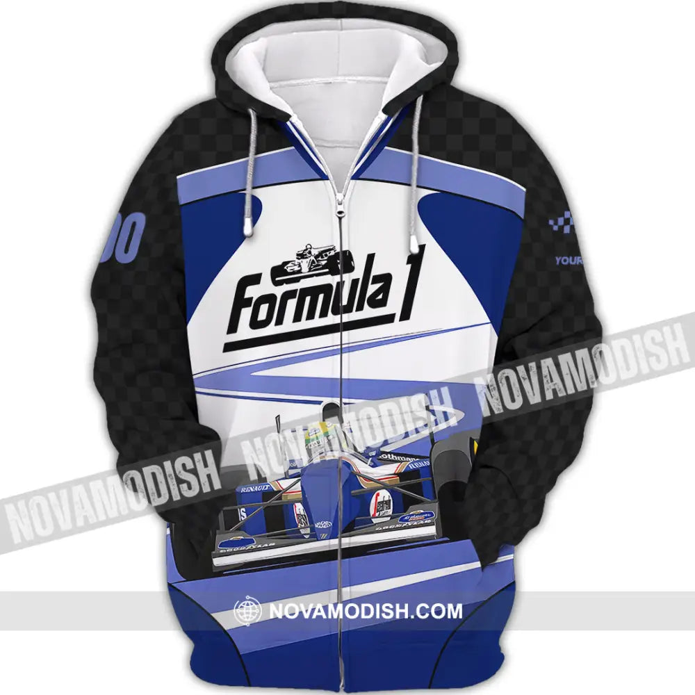 Unisex Shirt - Custom Formula 1 Shirt Zipper Hoodie / S T-shirt