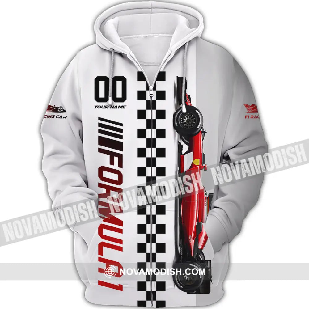 Unisex Shirt - Custom Formula 1 Shirt Zipper Hoodie / S T-shirt