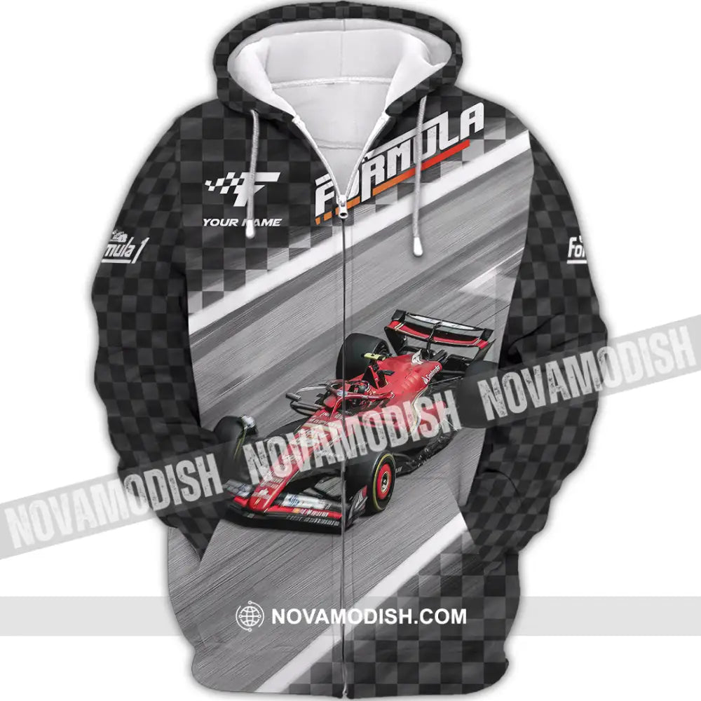 Unisex Shirt - Custom Formula 1 Shirt Zipper Hoodie / S T-shirt