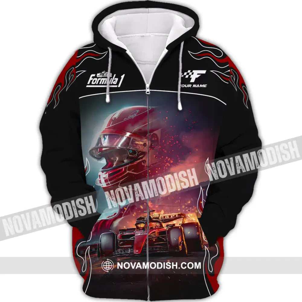 Unisex Shirt - Custom Formula 1 Shirt Zipper Hoodie / S T-shirt
