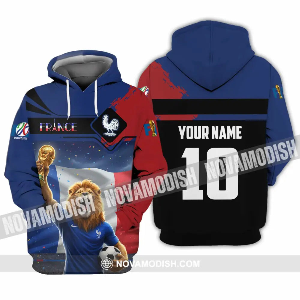 Unisex Shirt - Custom France 3D Shirt Hoodie / S T-shirt