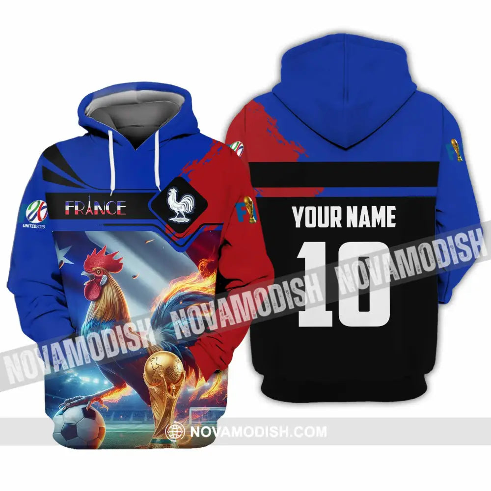 Unisex Shirt - Custom France 3D Shirt Hoodie / S T-shirt