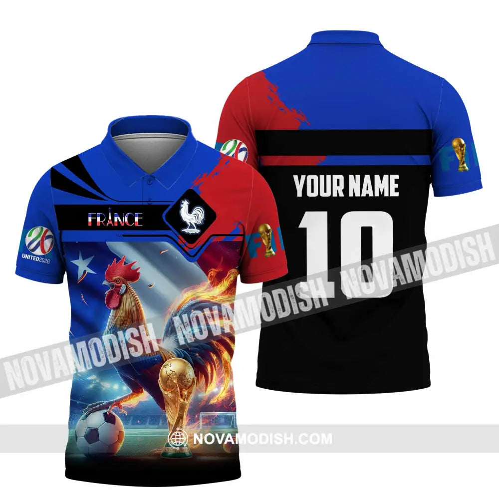 Unisex Shirt - Custom France 3D Shirt Polo Shirt / S T-shirt