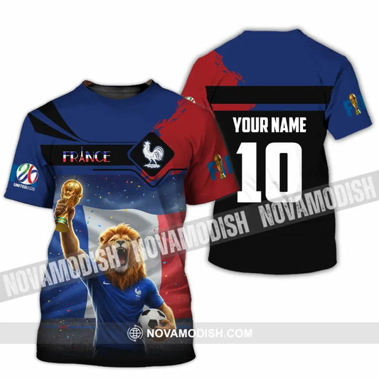 Unisex Shirt - Custom France 3D Shirt T-Shirt / S T-shirt
