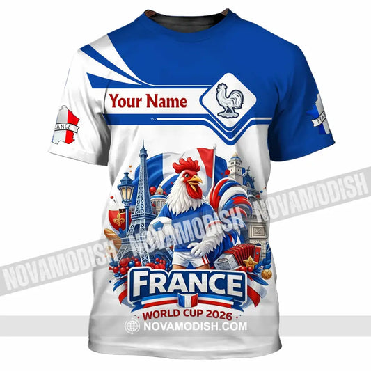 Unisex Shirt - Custom France Fifa World Cup 2026 3D Shirt T-Shirt / S T-shirt