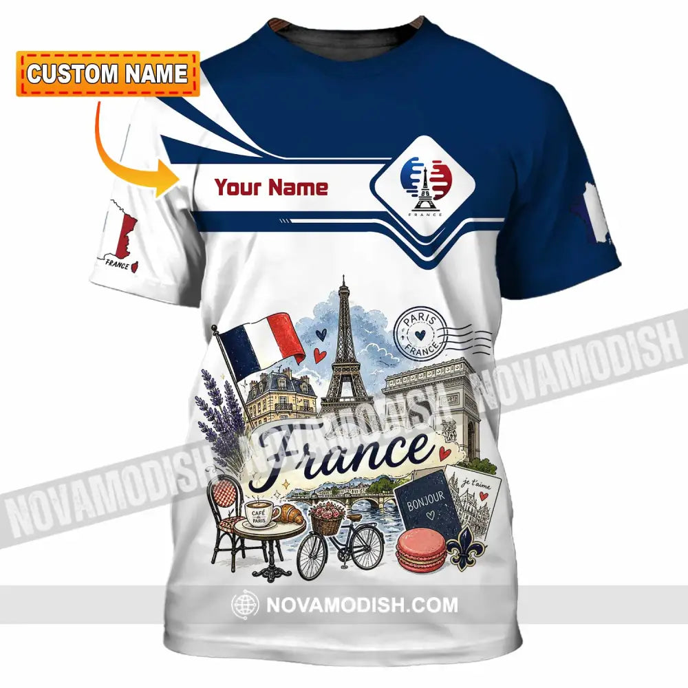 Unisex Shirt - Custom France Shirt - T-shirt