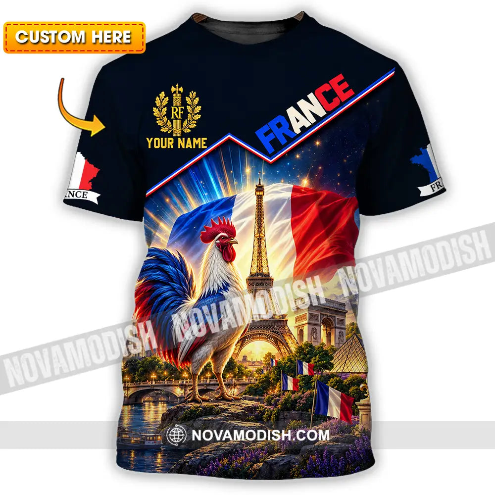 Unisex Shirt - Custom France Shirt - T-shirt