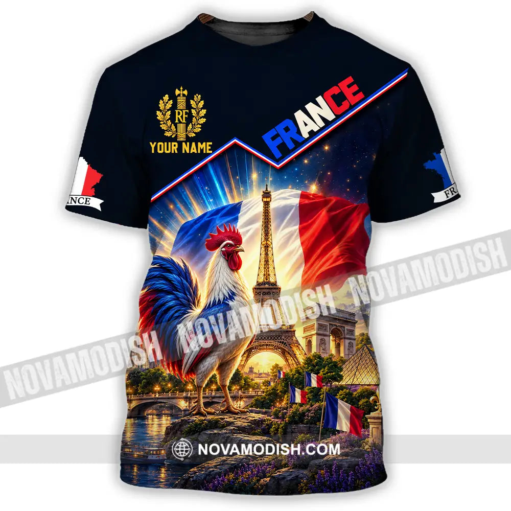 Unisex Shirt - Custom France Shirt - T-Shirt / S - T-shirt