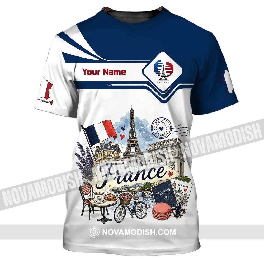 Unisex Shirt - Custom France Shirt - T-Shirt / S - T-shirt