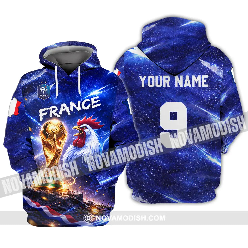 Unisex Shirt - Custom France World Cup 2026 3D Shirt Hoodie / S T-shirt
