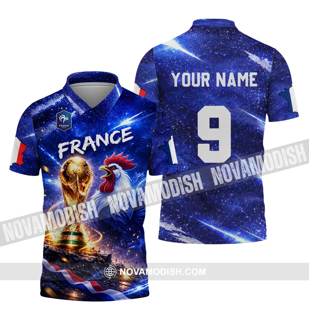 Unisex Shirt - Custom France World Cup 2026 3D Shirt Polo Shirt / S T-shirt