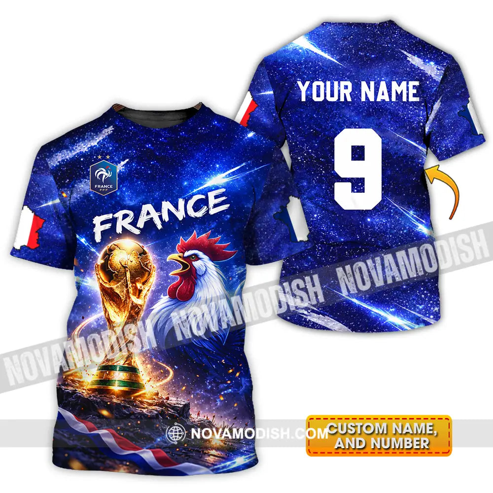 Unisex Shirt - Custom France World Cup 2026 3D Shirt T-shirt