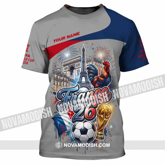 Unisex Shirt - Custom France World Cup 2026 3D Shirt - T-Shirt / S - T-shirt