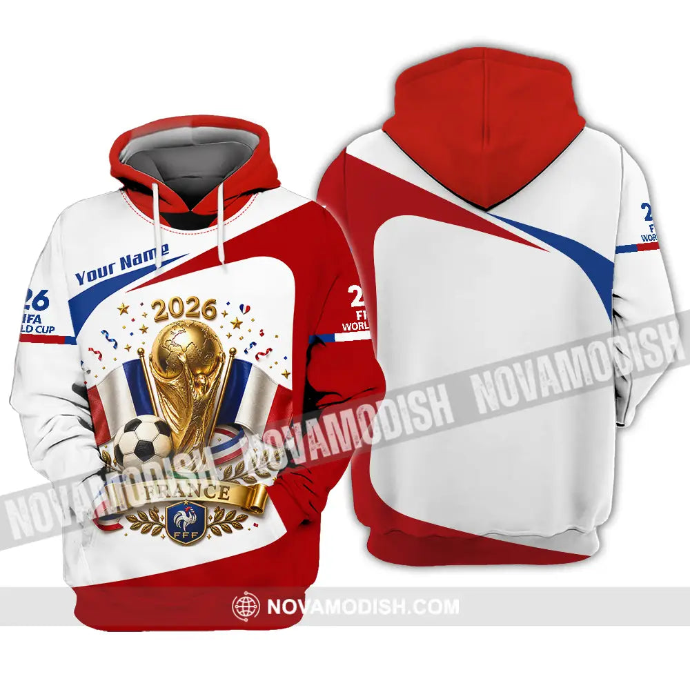 Unisex Shirt - Custom France World Cup 2026 Shirt - Hoodie / S - T-shirt