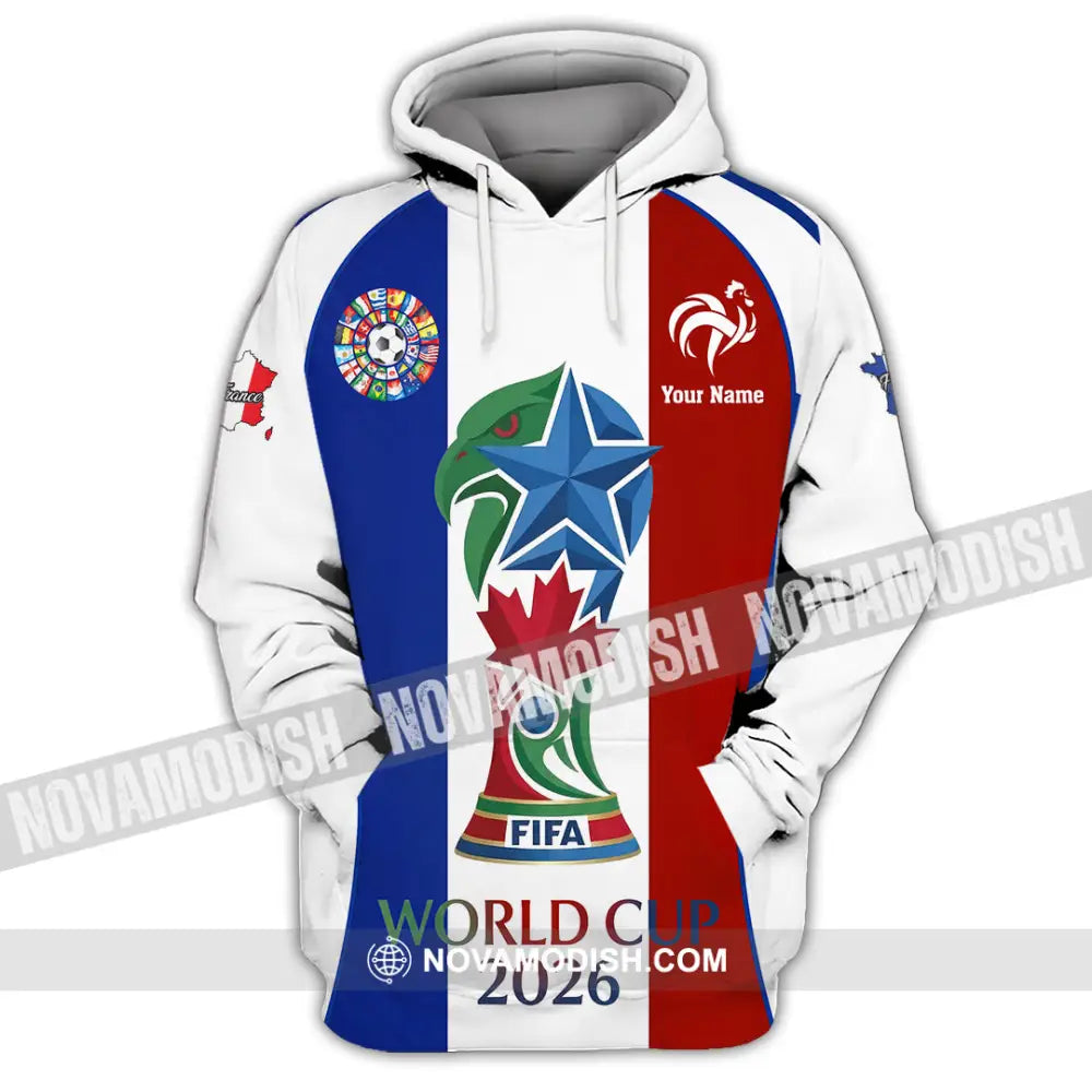 Unisex Shirt - Custom France World Cup 2026 Shirt - Hoodie / S - T-shirt
