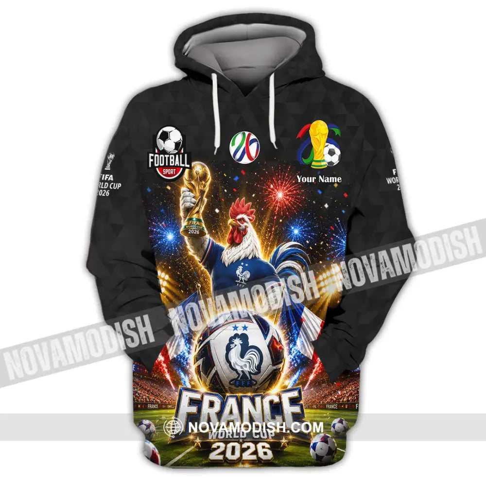 Unisex Shirt - Custom France World Cup 2026 Shirt - Hoodie / S - T-shirt