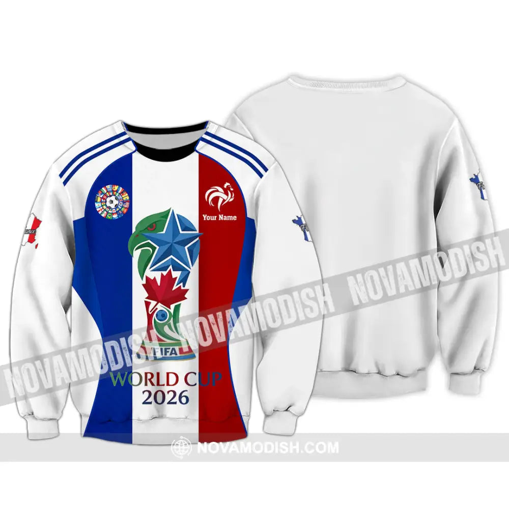 Unisex Shirt - Custom France World Cup 2026 Shirt - Long Sleeve / S - T-shirt