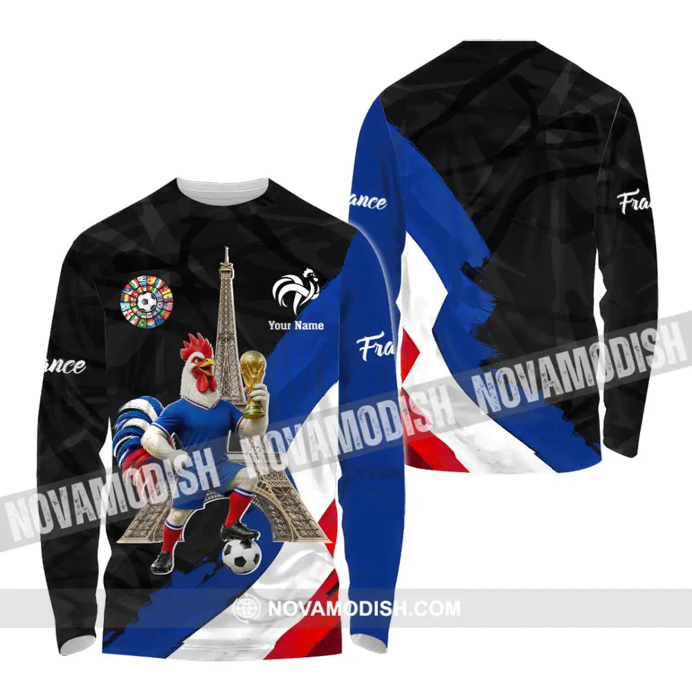 Unisex Shirt - Custom France World Cup 2026 Shirt - Long Sleeve Shirt / S - T-shirt