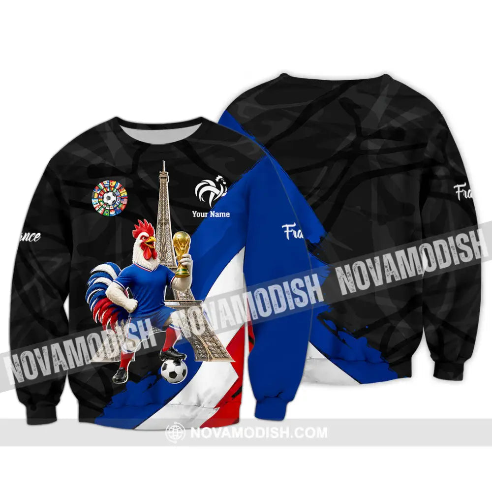 Unisex Shirt - Custom France World Cup 2026 Shirt - Long Sleeve / S - T-shirt
