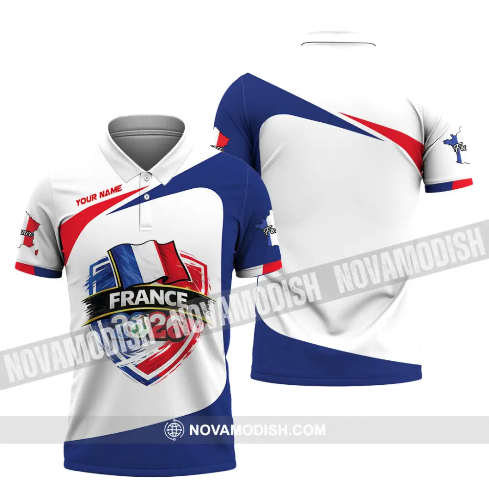 Unisex Shirt - Custom France World Cup 2026 Shirt - Polo Shirt / S - T-shirt
