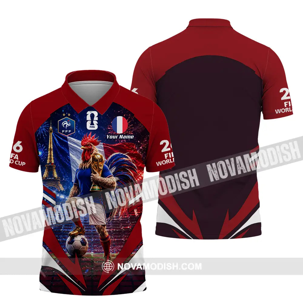 Unisex Shirt - Custom France World Cup 2026 Shirt - Polo Shirt / S - T-shirt