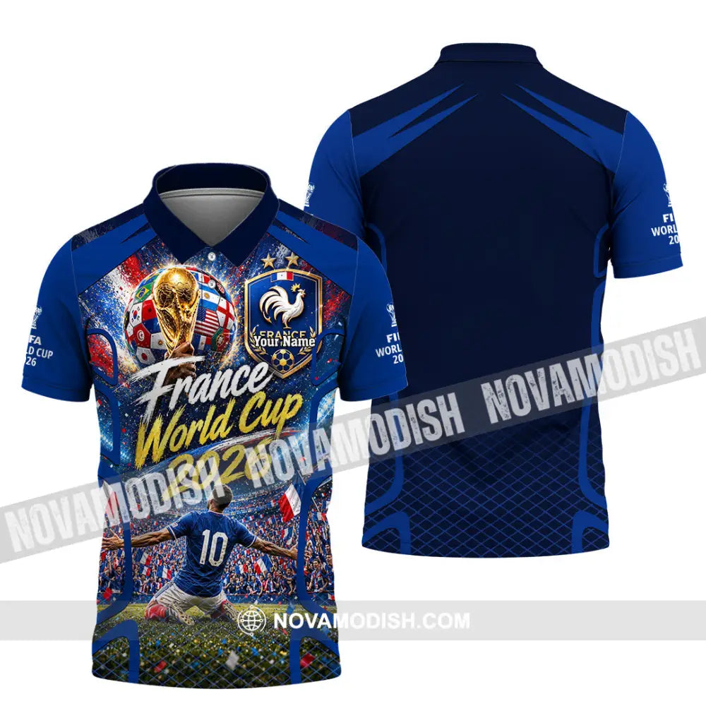 Unisex Shirt - Custom France World Cup 2026 Shirt - Polo Shirt / S - T-shirt
