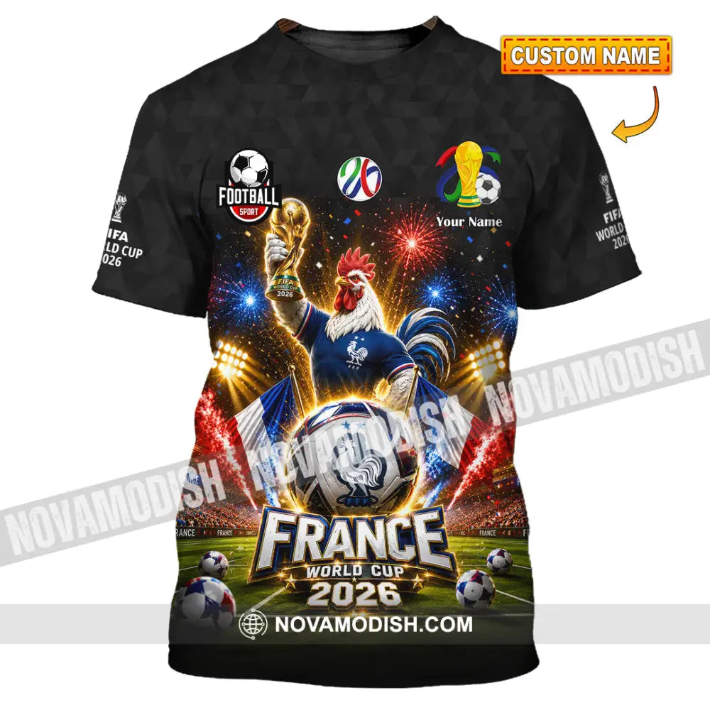 Unisex Shirt - Custom France World Cup 2026 Shirt - T-shirt