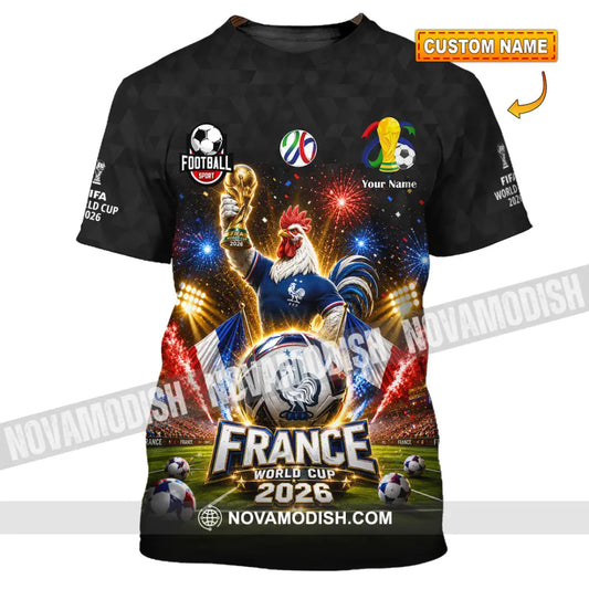 Unisex Shirt - Custom France World Cup 2026 Shirt - T-shirt