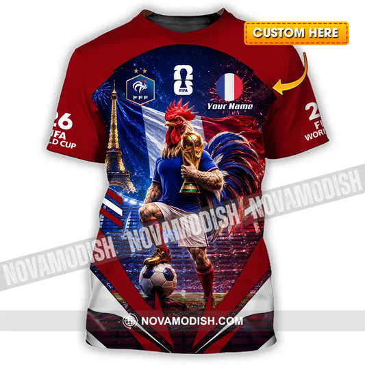 Unisex Shirt - Custom France World Cup 2026 Shirt - T-shirt