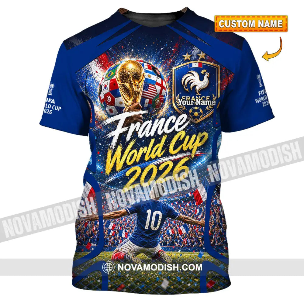 Unisex Shirt - Custom France World Cup 2026 Shirt - T-shirt