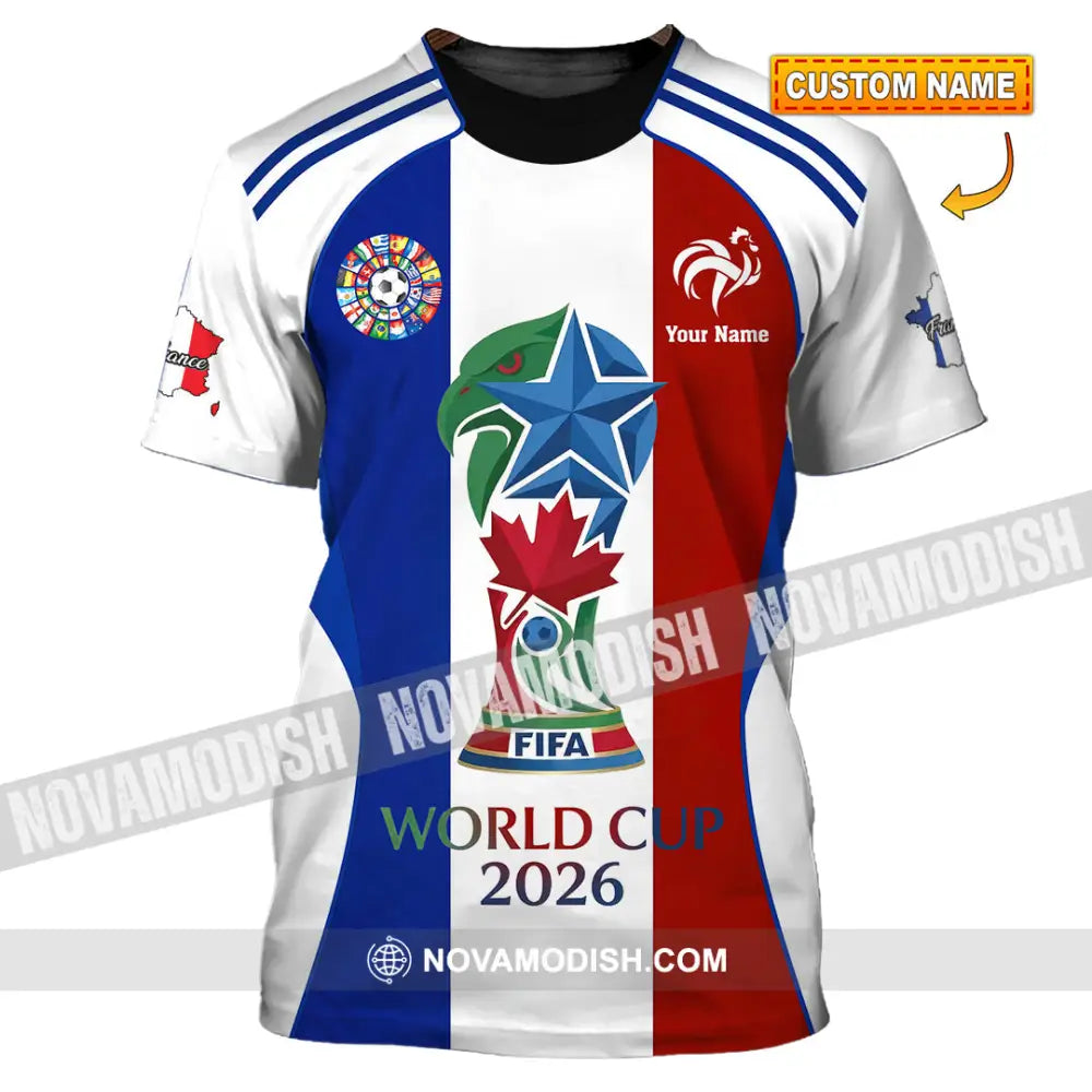 Unisex Shirt - Custom France World Cup 2026 Shirt - T-shirt