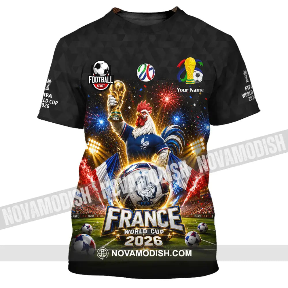 Unisex Shirt - Custom France World Cup 2026 Shirt - T-Shirt / S - T-shirt