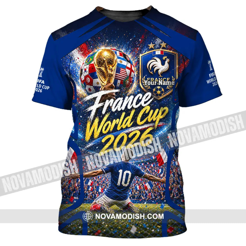Unisex Shirt - Custom France World Cup 2026 Shirt - T-Shirt / S - T-shirt