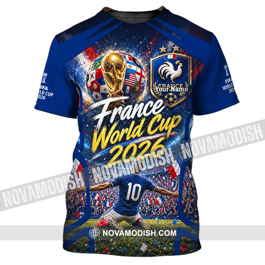 Unisex Shirt - Custom France World Cup 2026 Shirt - T-Shirt / S - T-shirt