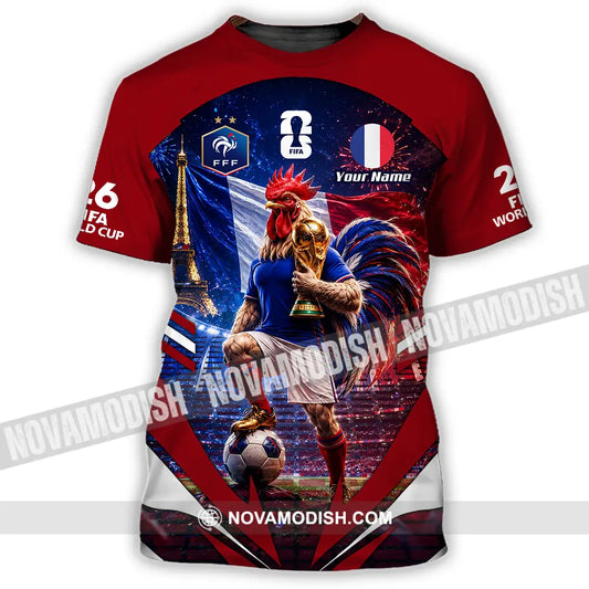 Unisex Shirt - Custom France World Cup 2026 Shirt - T-Shirt / S - T-shirt