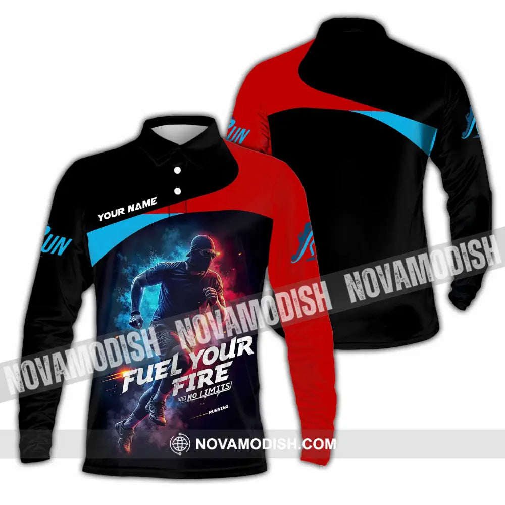 Unisex Shirt - Custom Fuel Your Fire 3D Shirt Long Sleeve Polo / S T-shirt