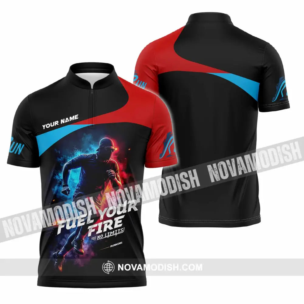 Unisex Shirt - Custom Fuel Your Fire 3D Shirt Zipper Polo Shirt / S T-shirt