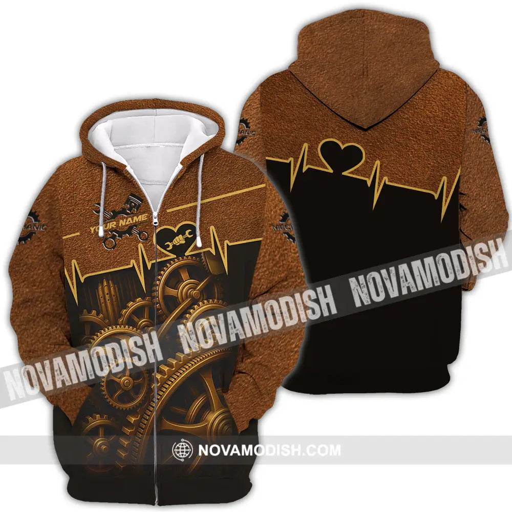 Unisex Shirt - Custom Gear Shirt Zipper Hoodie / S T-shirt