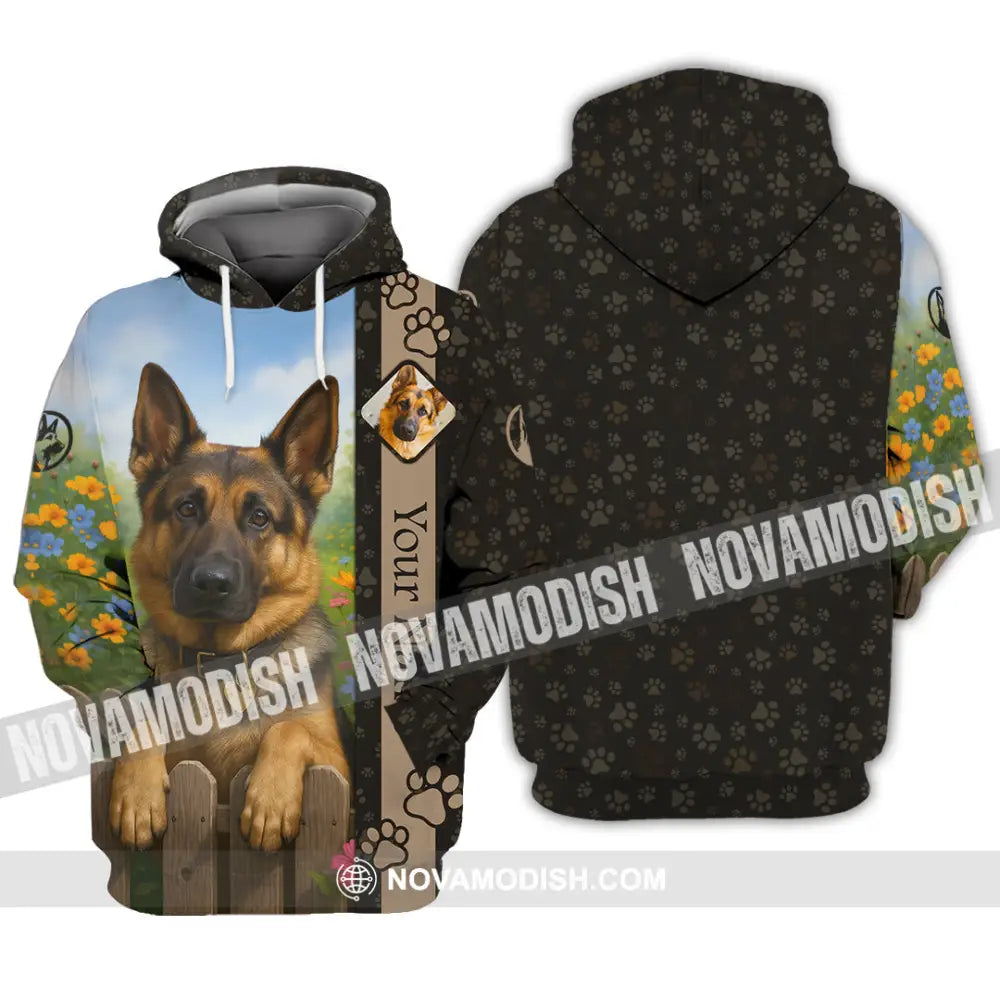 Unisex Shirt - Custom German Shepherd Shirt Hoodie / S T-shirt
