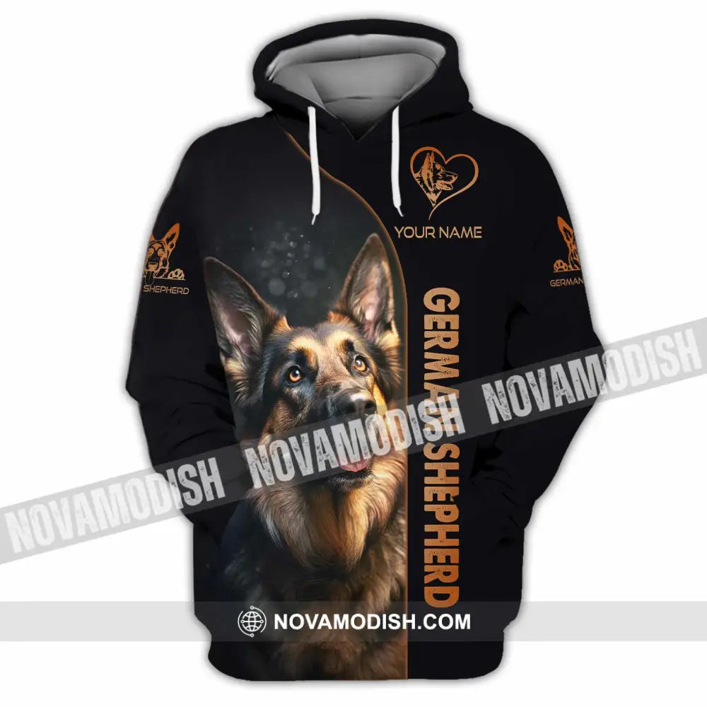Unisex Shirt - Custom German Shepherd Lover Shirt Hoodie / S T-shirt